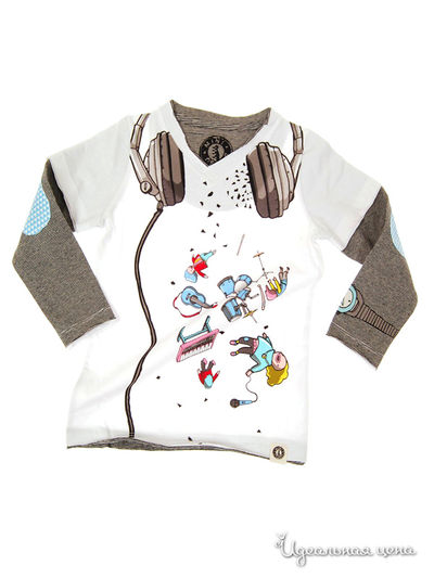 Кардиган Mini Shatsu, цвет белый, серый