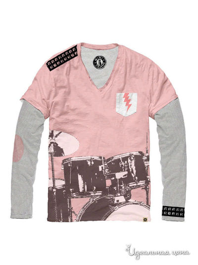 Кардиган Mini Shatsu, цвет розовый, серый