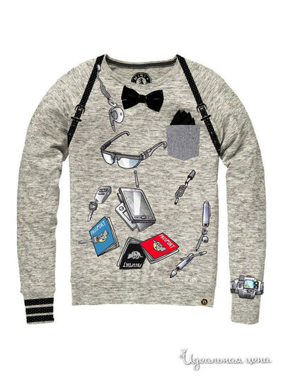 Толстовка Mini Shatsu, цвет серый