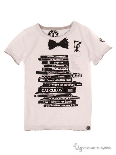 Футболка Mini Shatsu, цвет белый с аппликацией