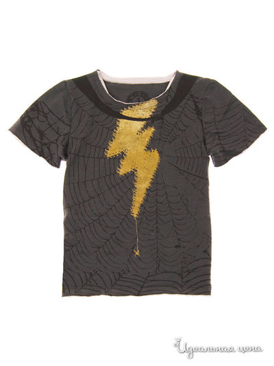 Футболка Mini Shatsu, цвет темно-серый, черный