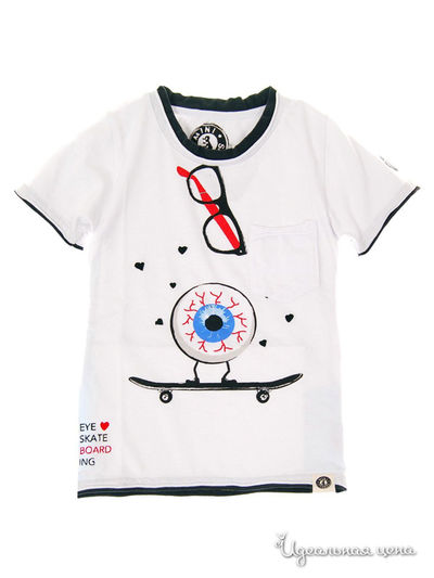 Футболка Mini Shatsu, цвет белый