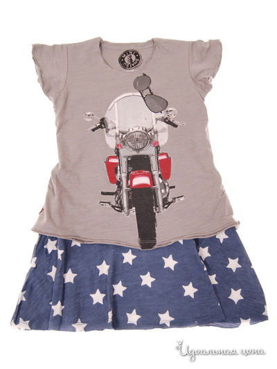 Платье Mini Shatsu, цвет серый, синий