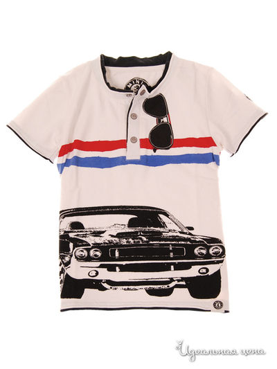 Футболка Mini Shatsu, цвет кремовый с аппликацией