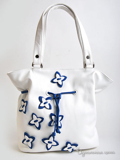 Сумка женская Cheribags, цвет белая, синяя