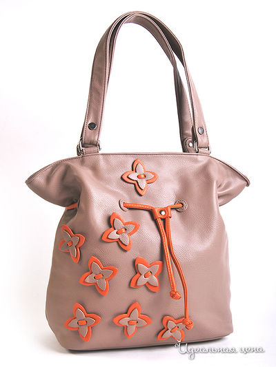 Сумка женская Cheribags, цвет серая, оранжевая