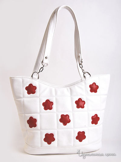 Сумка Cheribags, цвет белый с красным