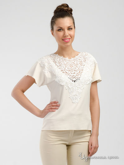 Блуза Adzhedo, цвет молочный