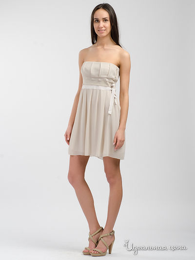 Платье People, цвет кремовый