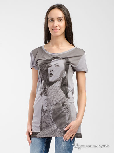 Футболка Luk Ap, цвет серый