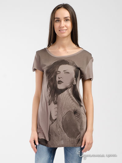 Футболка Luk Ap, цвет темно-бежевый