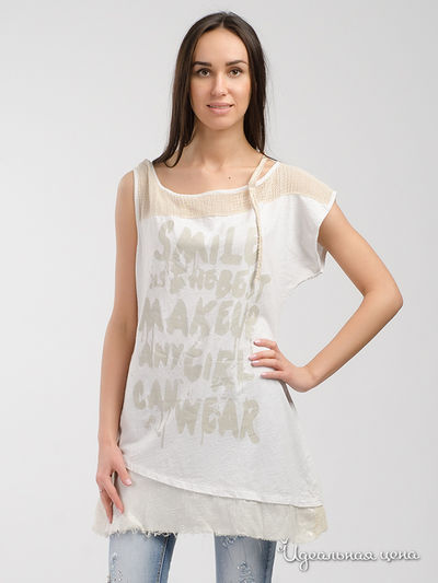 Туника People, цвет белый, молочный