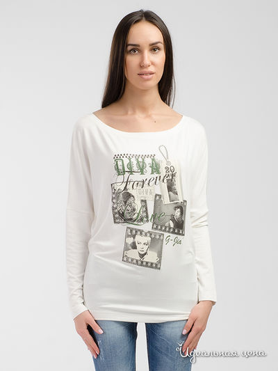 Джемпер G.jia Gold, цвет белый