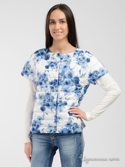 Жилет двусторонний Peggy-Ho, цвет синий, белый