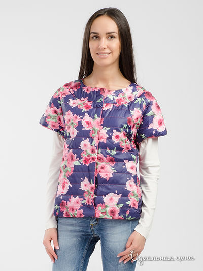 Жилет двусторонний Peggy-Ho, цвет розовый, сиреневый