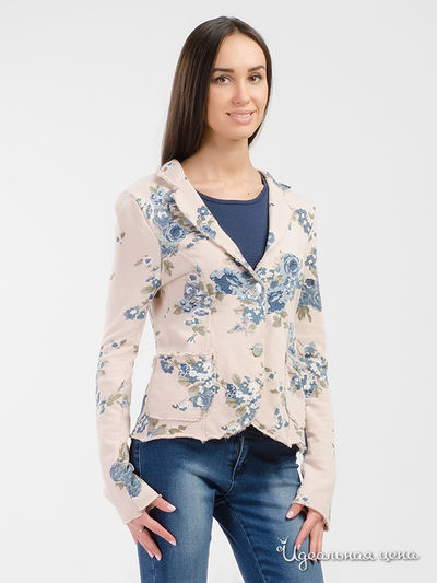 Пиджак Luk Ap, цвет бежевый, синий