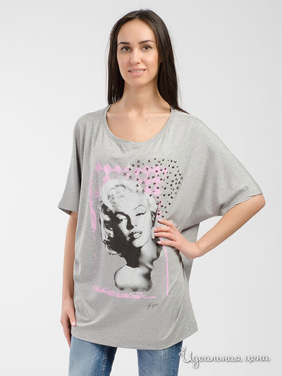 Футболка G.jia Gold, цвет серый