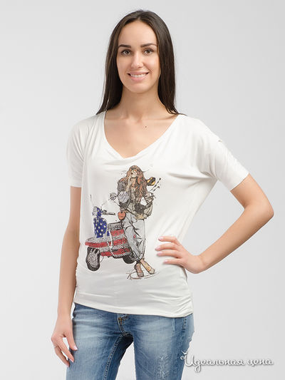 Футболка Many Why, цвет белый