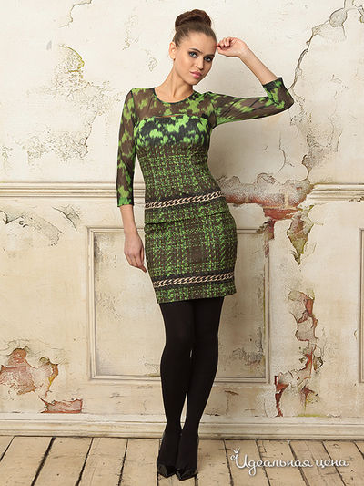 Платье Waggon Paris, цвет мультиколор