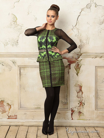 Платье Waggon Paris, цвет мультиколор