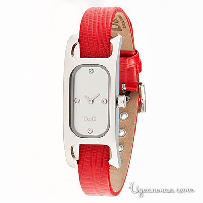 Часы Dolce&Gabbana, цвет цвет серебро / красный