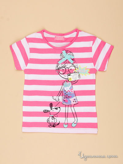 Футболка Minoti, цвет розовая