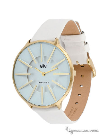 Часы наручные Elite, цвет золотой
