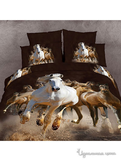 Комплект постельного белья, двуспальный Buenas Noches, цвет мультицвет