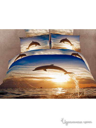 Комплект постельного белья, Евро Buenas Noches, цвет мультицвет