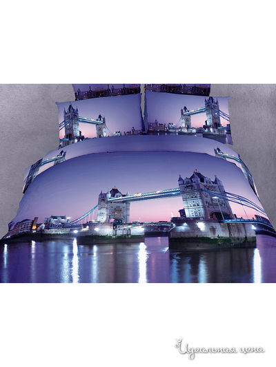 Комплект постельного белья, Евро Buenas Noches, цвет мультицвет