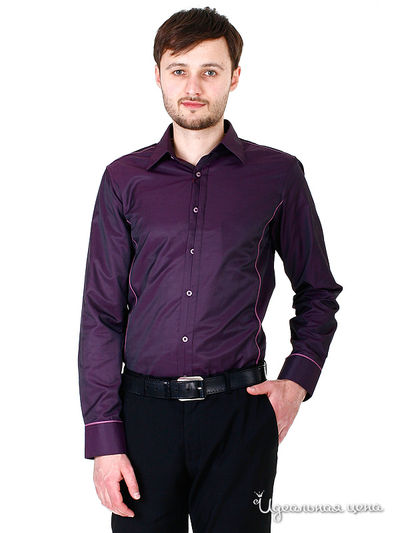 Рубашка Karflorens, цвет вишневая