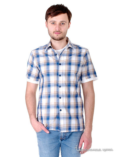 Сорочка Karflorens, цвет синий, желтый