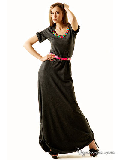 Платье Bezko, цвет серый