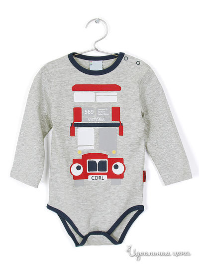 Боди Coccodrillo, цвет серый