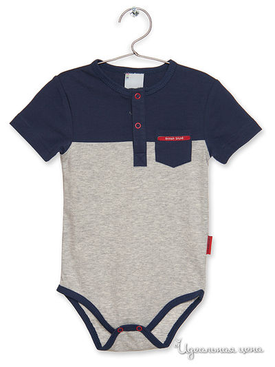 Боди Coccodrillo, цвет серый/синий