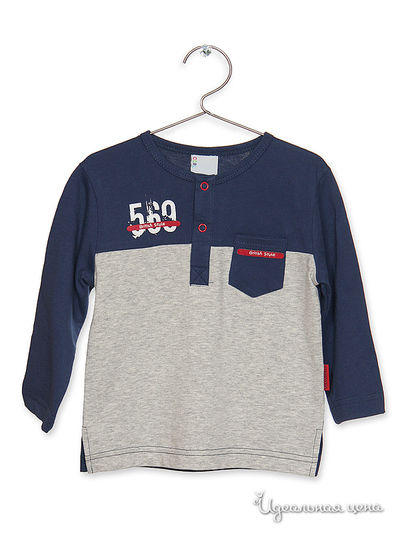 Футболка Coccodrillo, цвет серый/синий