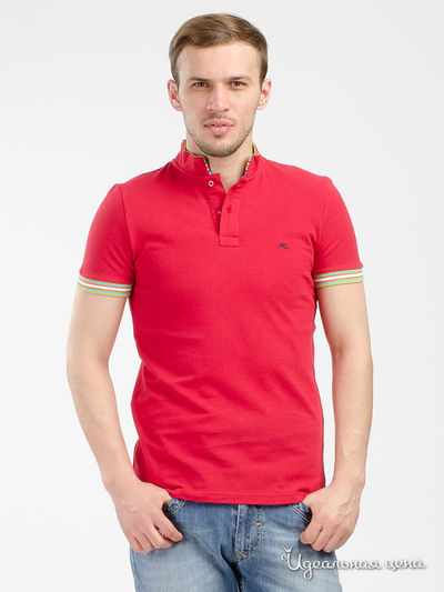 Поло Etro, цвет бордовое