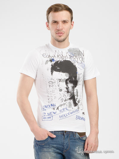 Футболка Calvin Klein Jeans, цвет белый