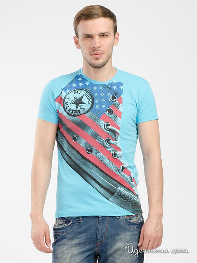 Футболка Lagos, цвет голубая