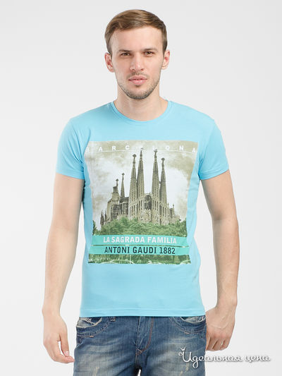 Футболка Lagos, цвет голубая