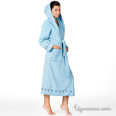 Халат Nic Club, цвет цвет голубой