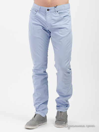 Брюки Love Moschino, цвет голубой