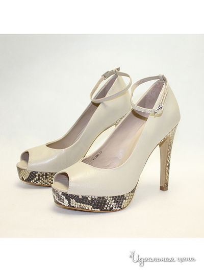 Туфли Klimini, цвет кремовый