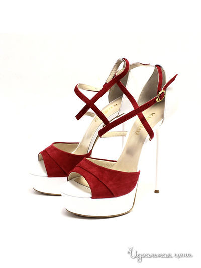 Туфли Klimini, цвет красный