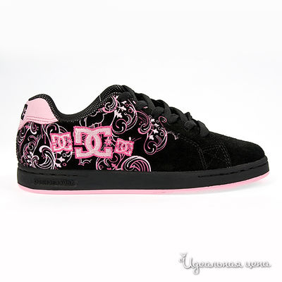 Кеды DC, цвет цвет черный / розовый