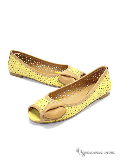 Балетки Klimini, цвет желтый