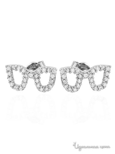 Серьги Enrico Coveri, цвет серебряный