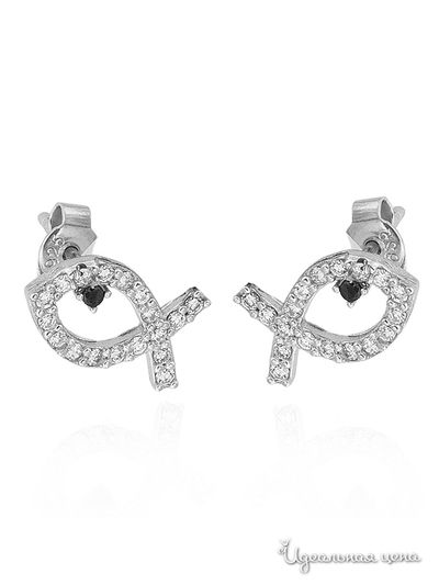 Серьги Enrico Coveri, цвет серебряный