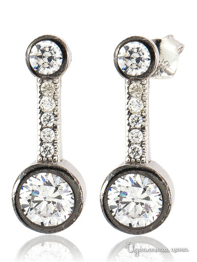 Серьги Enrico Coveri, цвет серебряный