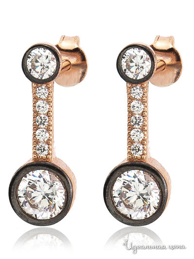 Серьги Enrico Coveri, цвет серебряный